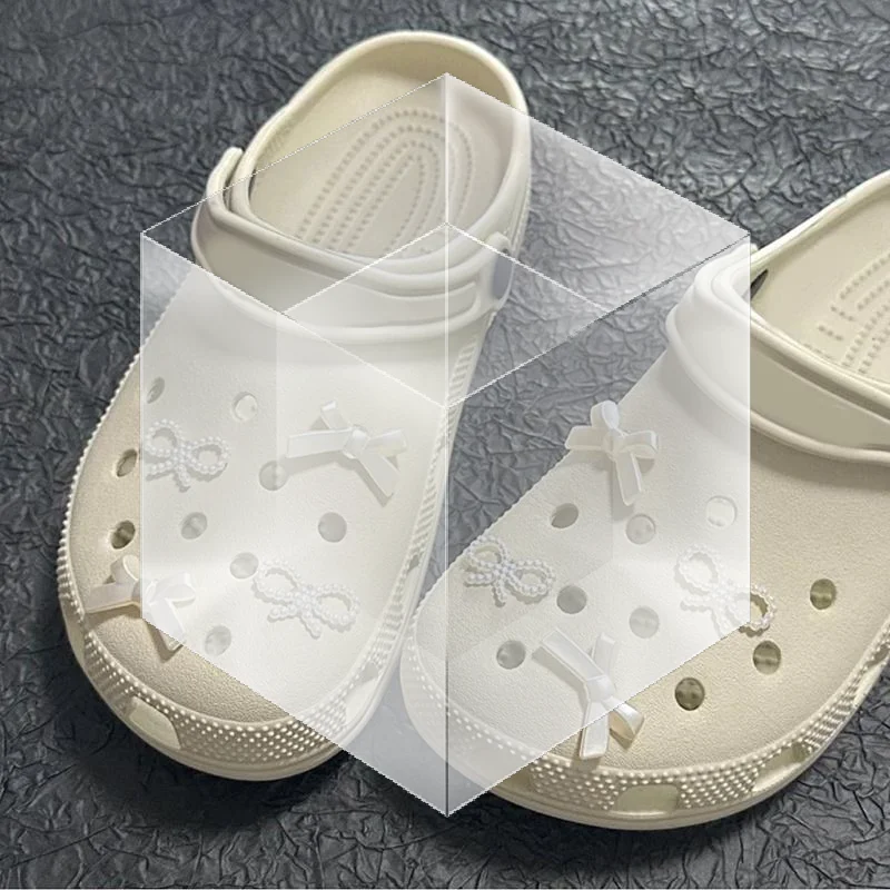 Unique Bow Charms for Clogs DIY Fashionable Shoe Decorations for Sandals and Slides
