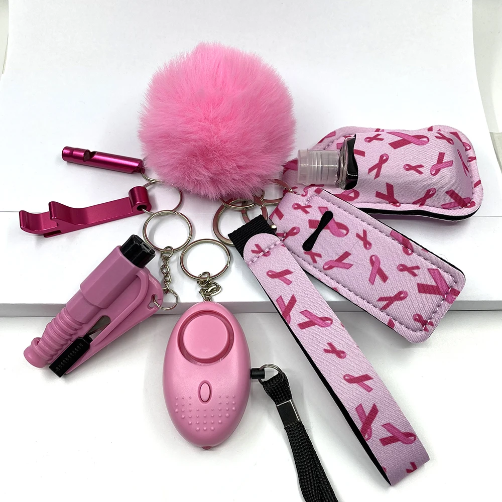 Self-Defense Bulk Accessories Pe Defensive Self Defense Security Protect Keychain Set Women