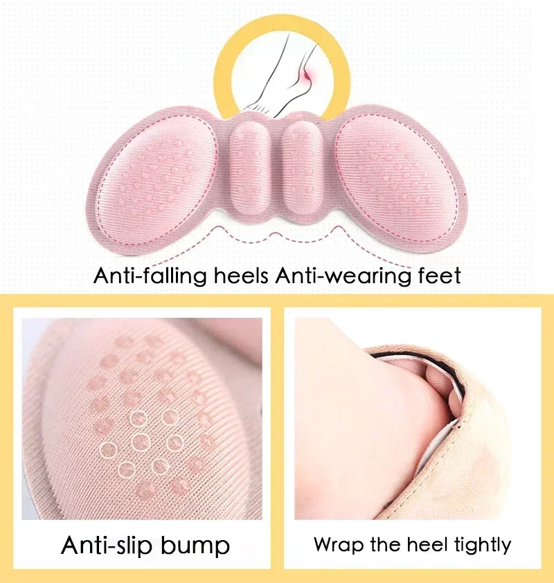 Women Insoles for Shoes High Heel Pad Adjust Size Adhesive Heels Pads Liner Grips Protector Sticker Pain Relief Foot Care Insert image 3
