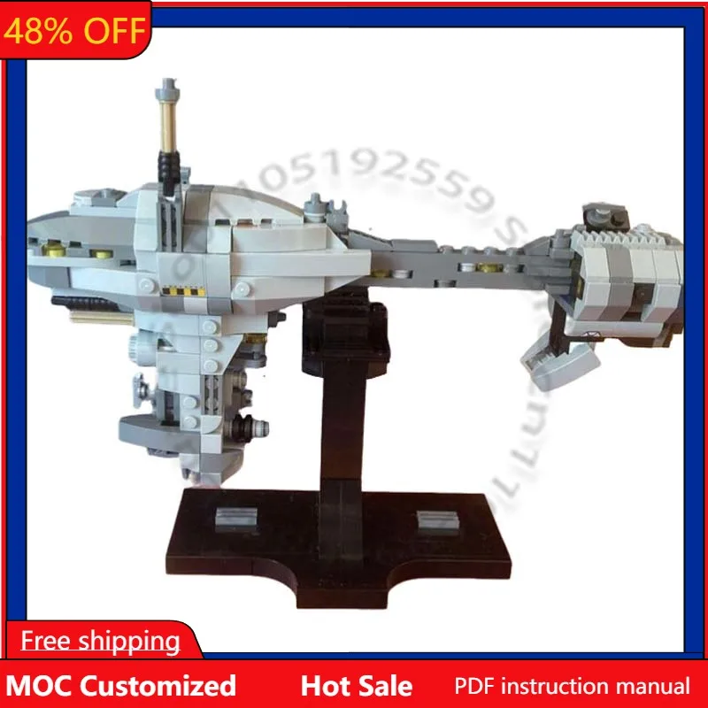 

350 PCS Star Fighting Nebulon-B escort Frigate Midi Scale MOC Customize Modular Building Block Brick DIY Boys Festival Toy Gift
