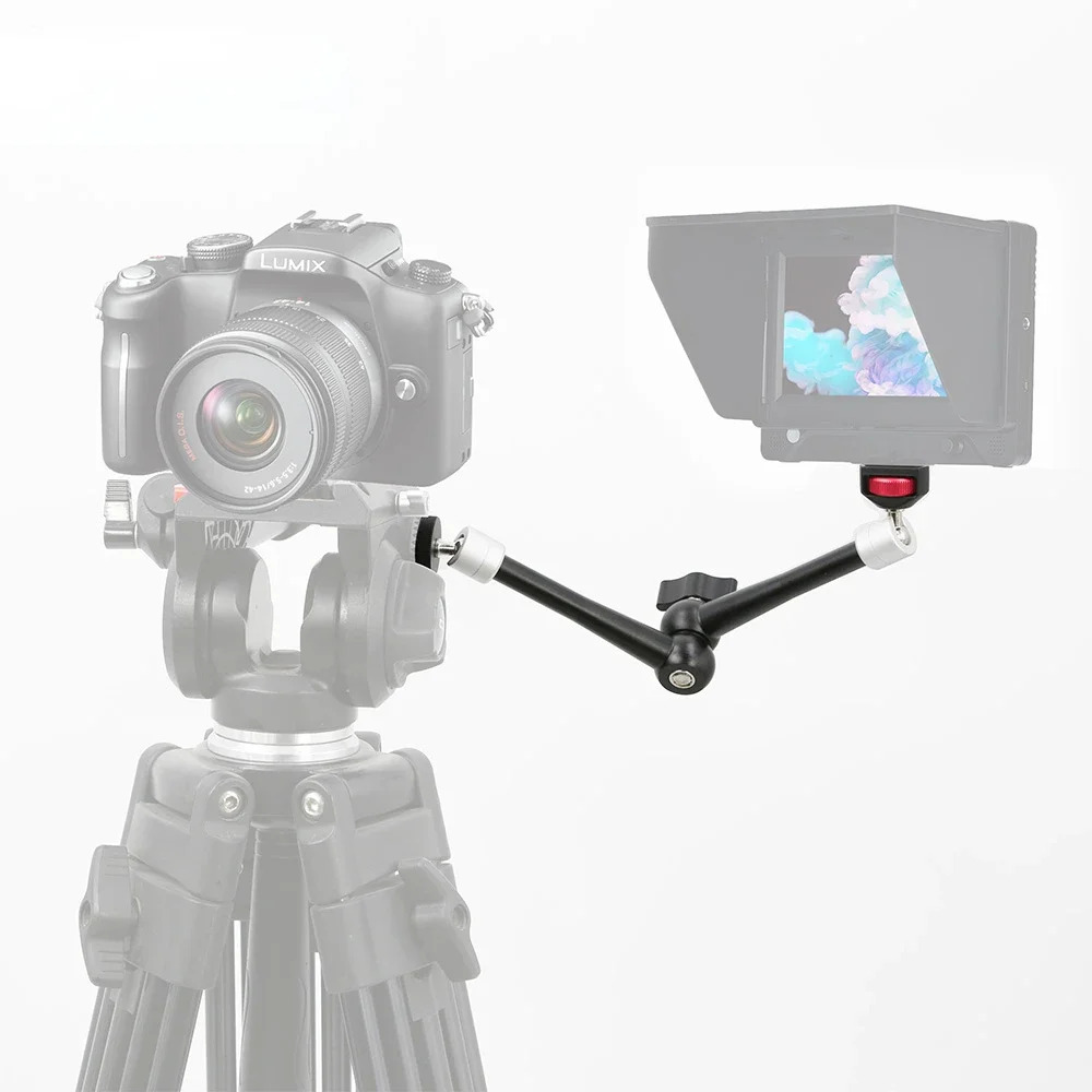 7/11Inch Adjustable Magic Articulated Arm Super Clamp for Mounting Monitor LED Light  LCD Video Camera Flash Camera DSLR