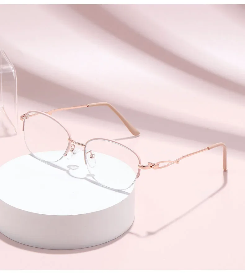 Anti-Blaulicht-Lesebrille, Elegante Lesebrille für Damen, Computer-Lesebrille mit Sehstärke – Detail 11
