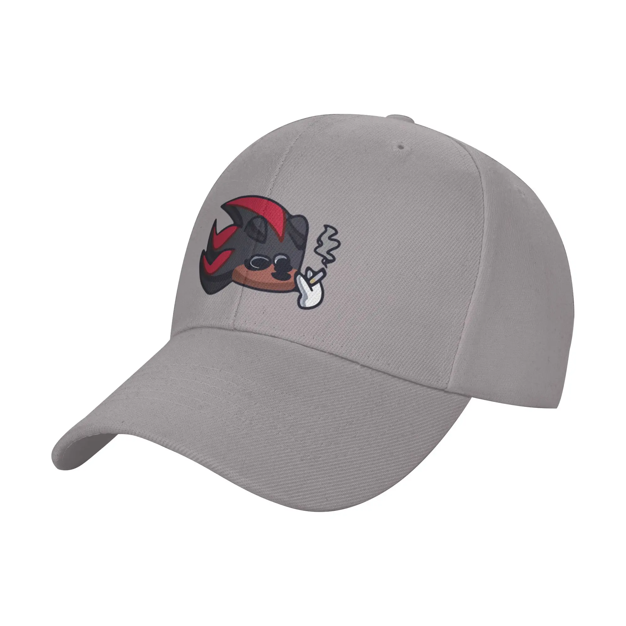 cursed shadow smoking Trendy Baseball Cap Gift For Friends Casual Cap Casual Hat