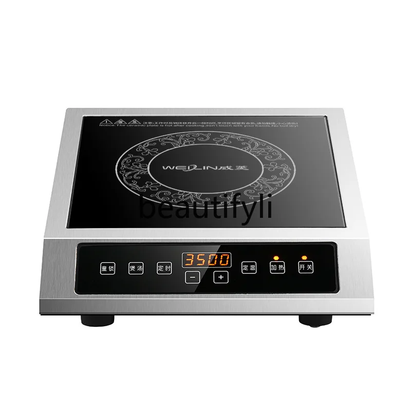 

Flat Induction Cooker for Home and Commercial Use, High Power for Stir-frying and Soup Cooking