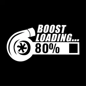 Boost Turbo Funny Car, Van, Fenster, Stoßfänger, JDM, Dub, Mops, 18 cm x 9 cm 12 Hauptverkaufsstil Dub - №6