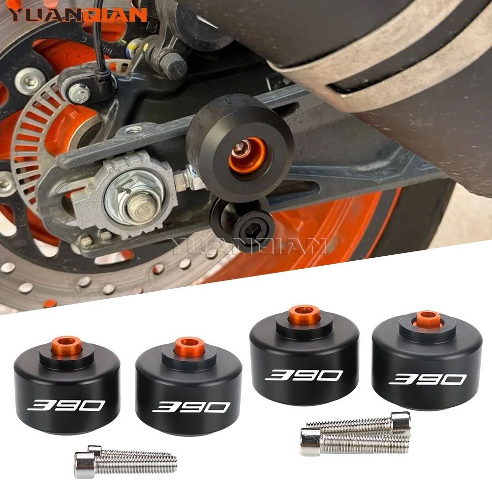 

Motorcycle Front Rear Fork Wheel Frame Slider Crash Protector For DUKE 125 200 250 390 2012 2013 2014 2015 2016 2018 2019 - 2026