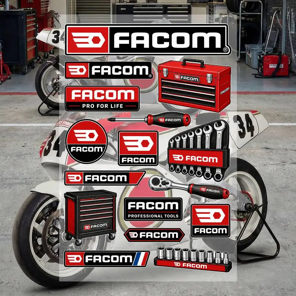 F-aC-oM- Aesthetic Graffiti Waterproof PVC Stickers for Car Motorcycle Skateboard Helmet Notebook