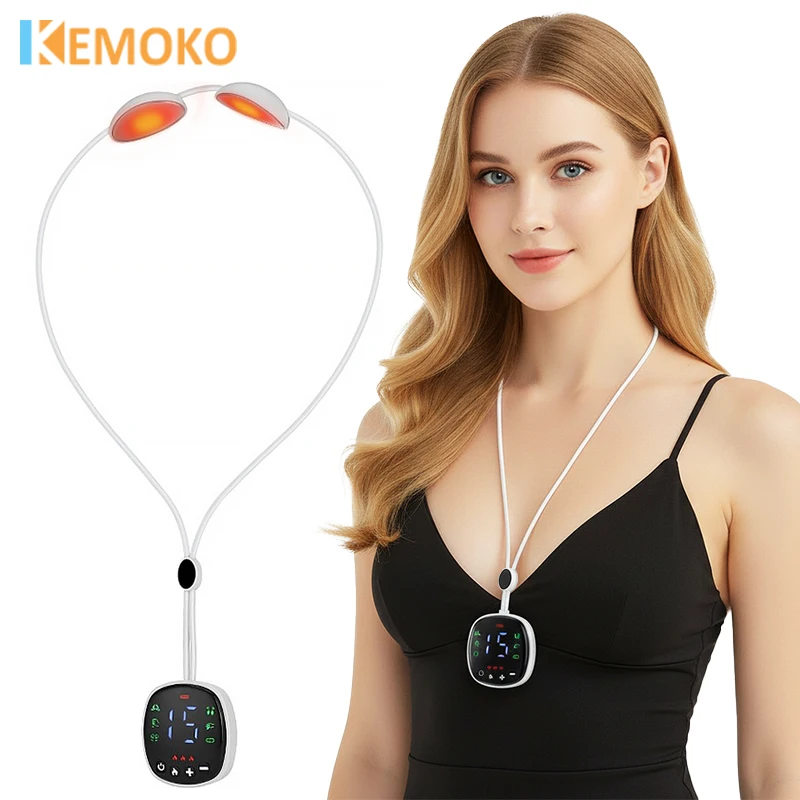 

Smart Hanging Neck Shoulder Cervical Spine Massager EMS Hot Compress TENS Pulse Neck Artifact Dredging Spine Neck Protector