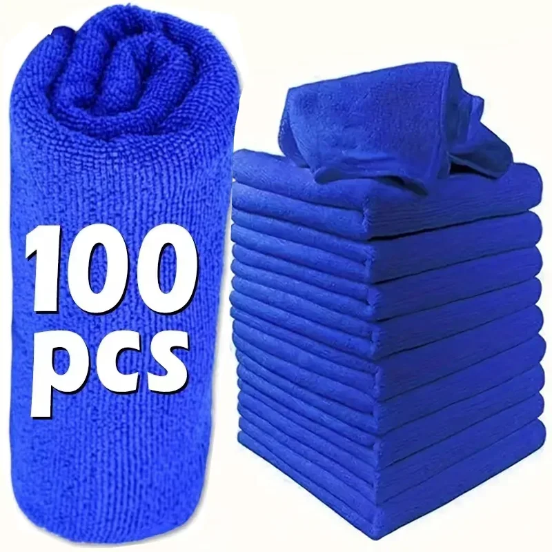 Microfiber Cleaning Cloths Lint Free Microfiber Cleaning Towel Cloths Reusable Cleaning Towels w/ Super Absorbent for Car Window