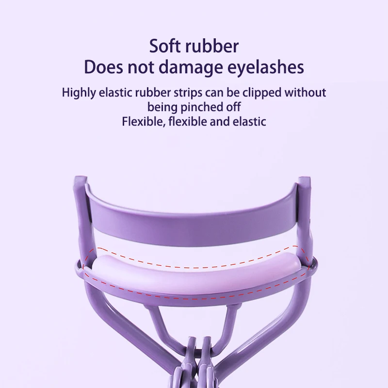 Professional Stainless Steel Eyelash Curler with Comb Tweezers Natural Curling Eyelash Clip Cosmetics Eye Makeup Beauty Tools