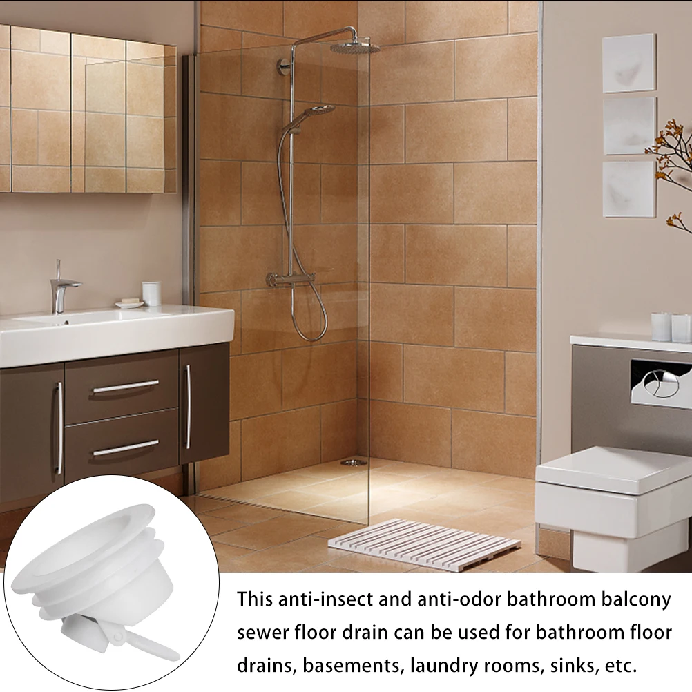 

10pcs Floor Drain Core Anti-Clogging Filter For Shower Room Kitchen Sink Basement Laundry Backflow Preventer Sewer Strainer