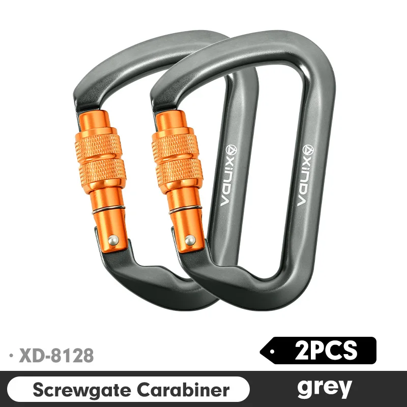 Xinda Outdoor-Karabiner, Klettern, Berglandung, 30 kN, Betriebsausrüstung für große Höhen, Sicherheitsschnallenhaken aus Aluminiumlegierung 7