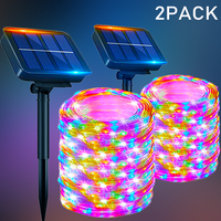 Christmas Solar Lights Outdoor Waterproof 400LED Twinkle Fairy Tree Lights for Party Garden Patio Christams Decorations