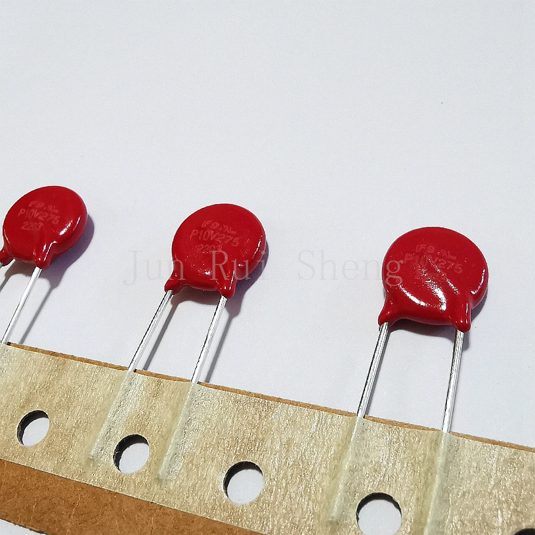 1/5/10PCS NEW Litteifuse For V10E275PL1T7 P10V275 Red Varistor 430V 3.5KA 10MM Rheostat AC275 DC350 200pF V10E275P V10E275PL1A7