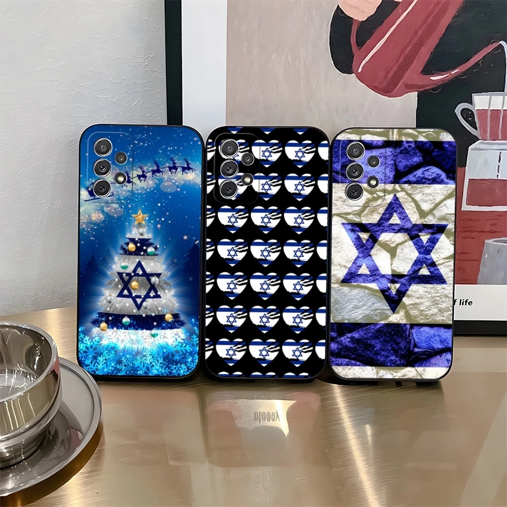 

Чехол для телефона с флагом Израиля для Samsung Galaxy S25 S24 S21 S23 S22 S20 Ultra Fe Plus A34 A16 A54 A24 A52 A53 M54 Cover