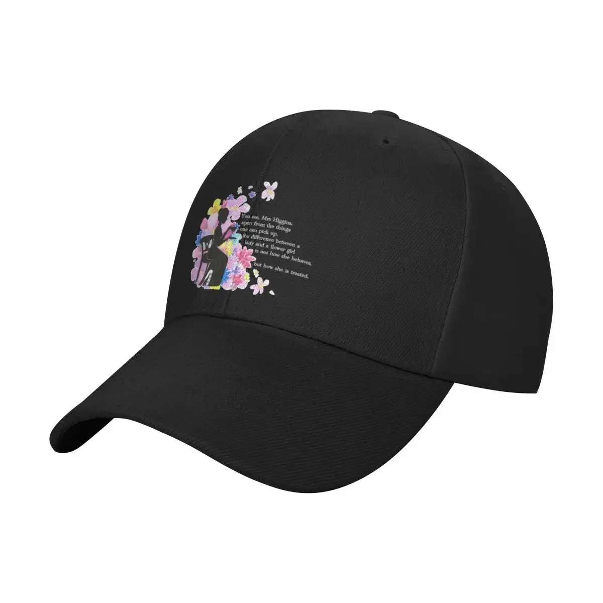 

A Lady and a Flower Girl Baseball Cap Hat Man For The Sun black winter hats for men Women Hats Men's