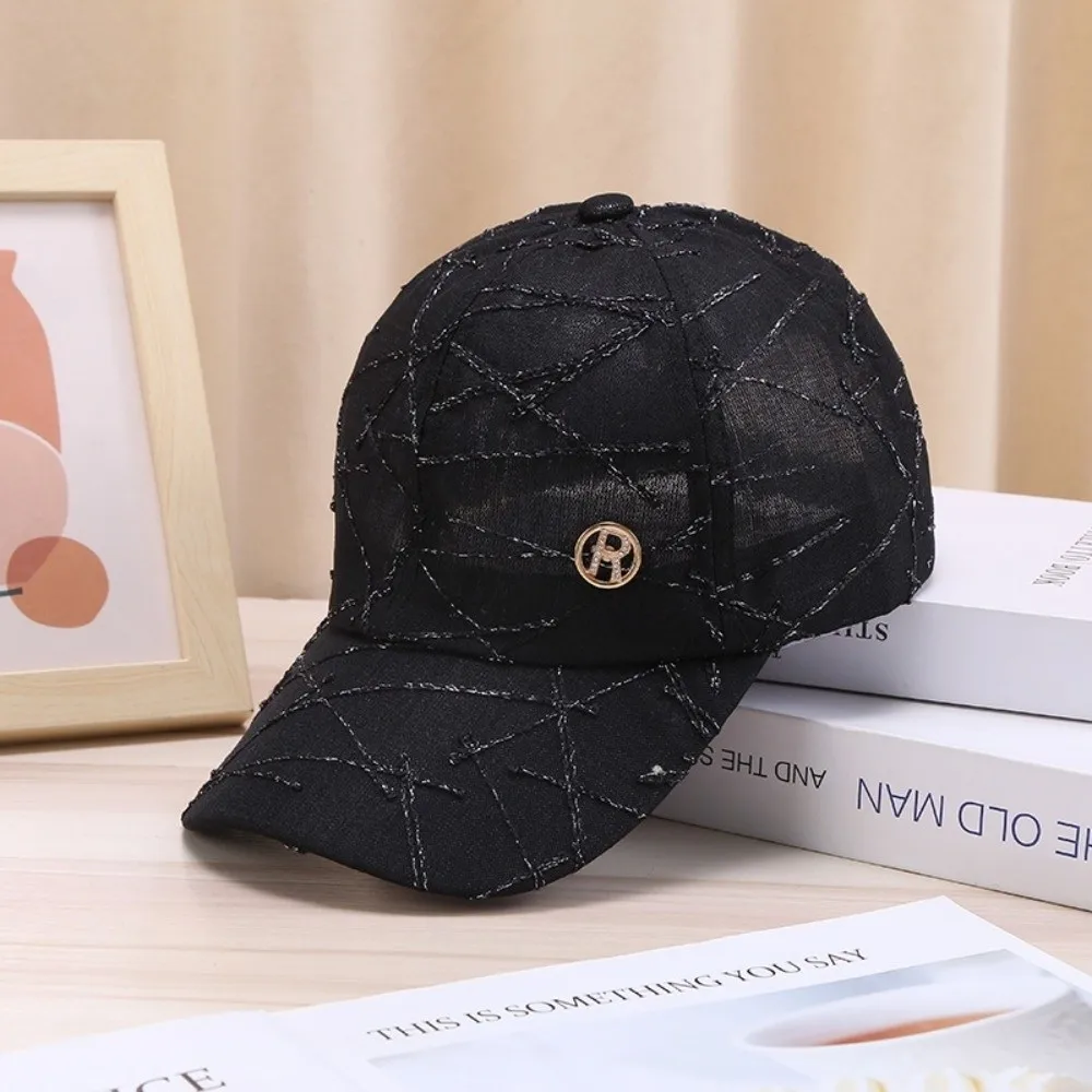 

Trend Letter Baseball Caps Adjustable Breathable Sun Hats Simple Duck Tongue Hat Outdoor Sport