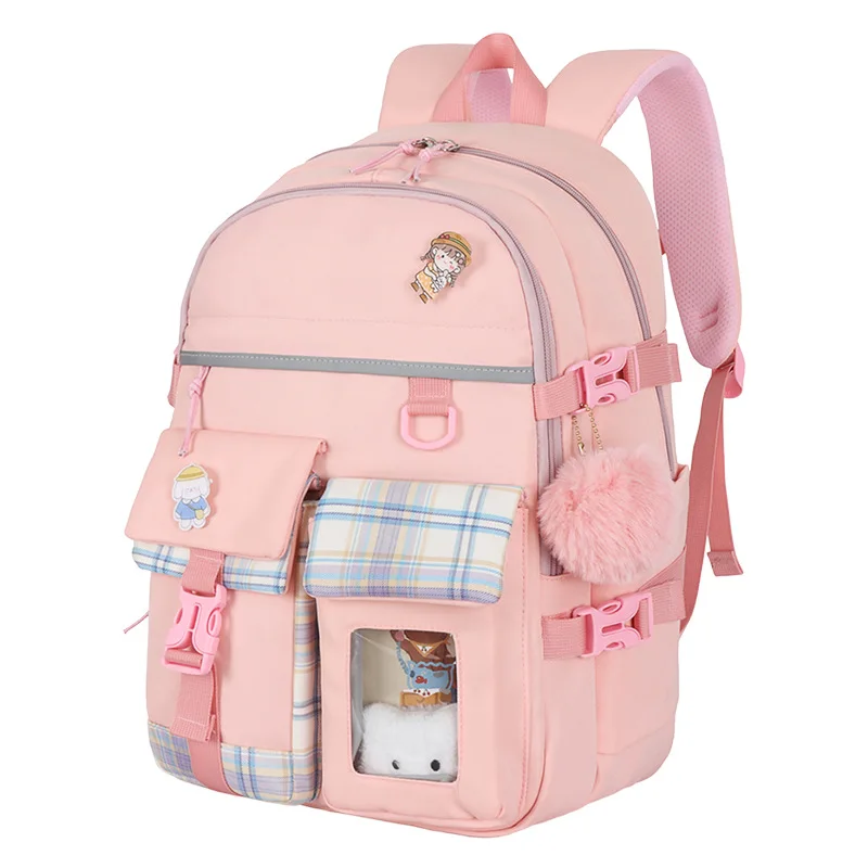 Mochilas escolares Kawaii para niños, mochila escolar de gran capacidad para estudiantes de primaria, bolsas de hombro ligeras para niños y niñas, lindas