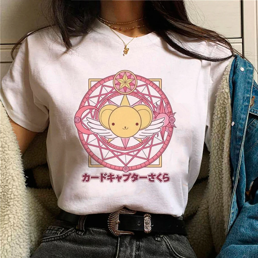 

Cardcaptor Sakura Magic Girl top, Женская забавная футболка, японская одежда для девочек