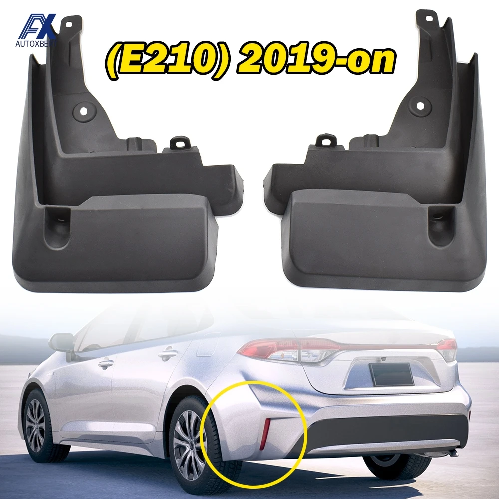 Set For Toyota Corolla E210 4door Sedan 2020 2021 2022 2023 Front Rear Car Mud Flaps Splash Guards Mudguards Accessories