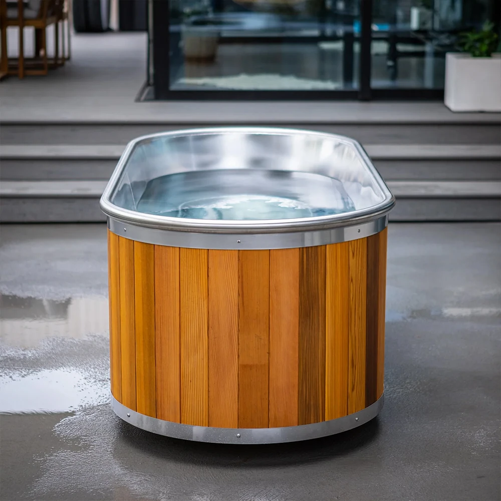 Cedar Lover Wholesale Electric Digital Control Round Wooden Outdoor Spa Hot Tub for Nature Lovers