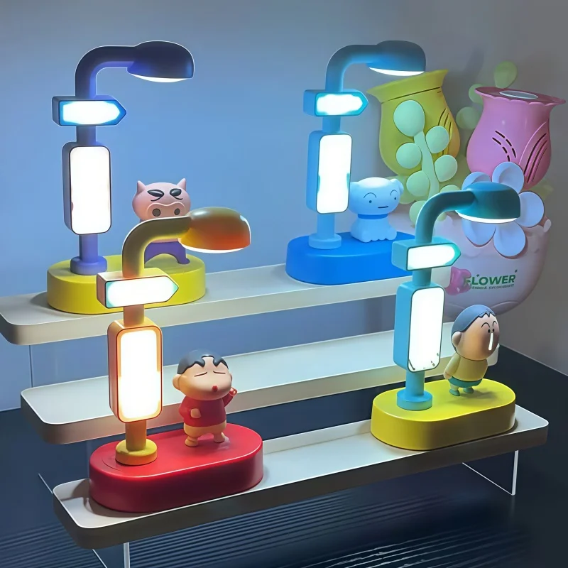 

New Genuine Crayon Shin-Chan Nightlight Series Of Blind Box Ornaments Decoration Trend Figure Creative Children'S Birthday Gift