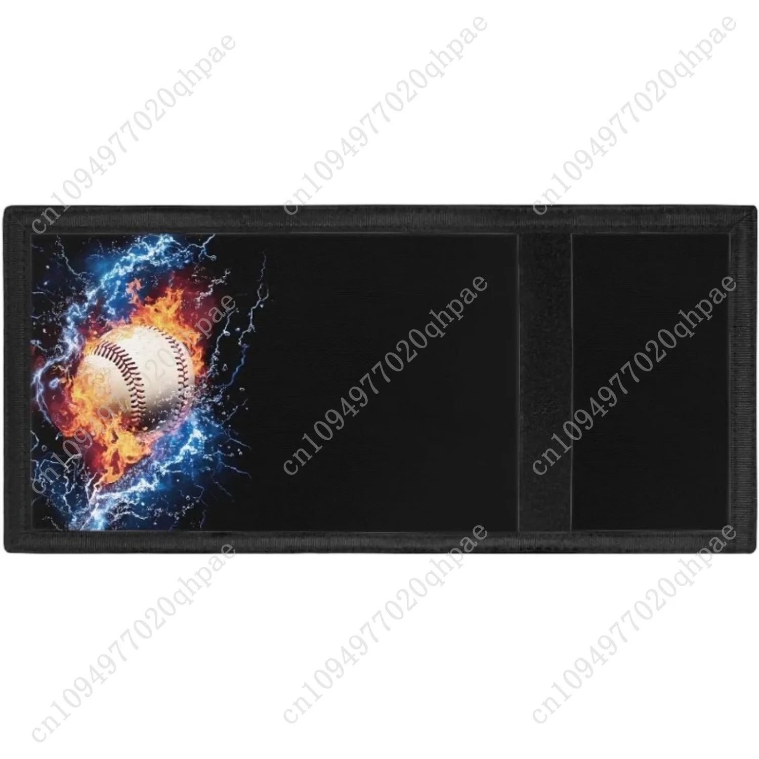 محفظة Rnyleeg ثلاثية الطي للمراهقين والأولاد والبنات محفظة بيسبول Fire Flash للأطفال خفيفة الوزن ومحفظة للعملات المعدنية للأطفال Birt