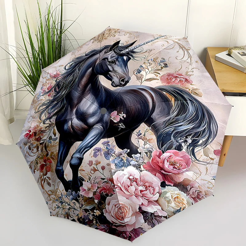 

Beautiful Animals 8 Umbrella Ribs Automatically Open and Close, Durable and Foldable Design, Stylish and Compact Umbrella,Gifts.