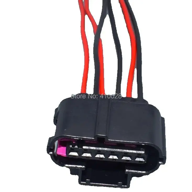 worldgolden 6 Pin 8K0973706 8K0 973 706 Waterproof Gas Accelerator Throttle Pedal Plug  Car Connector for Audi VW Skoda VOLVO