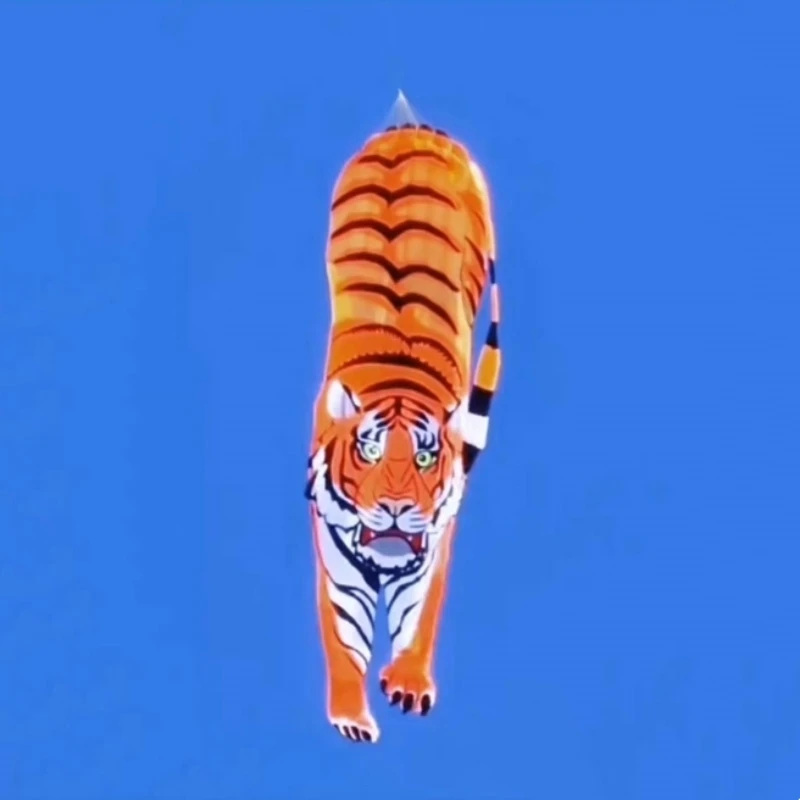 Cerfs-volants tigre en nylon doux, 10m, pour jeux de plein air, professionnels, pour adultes, livraison gratuite