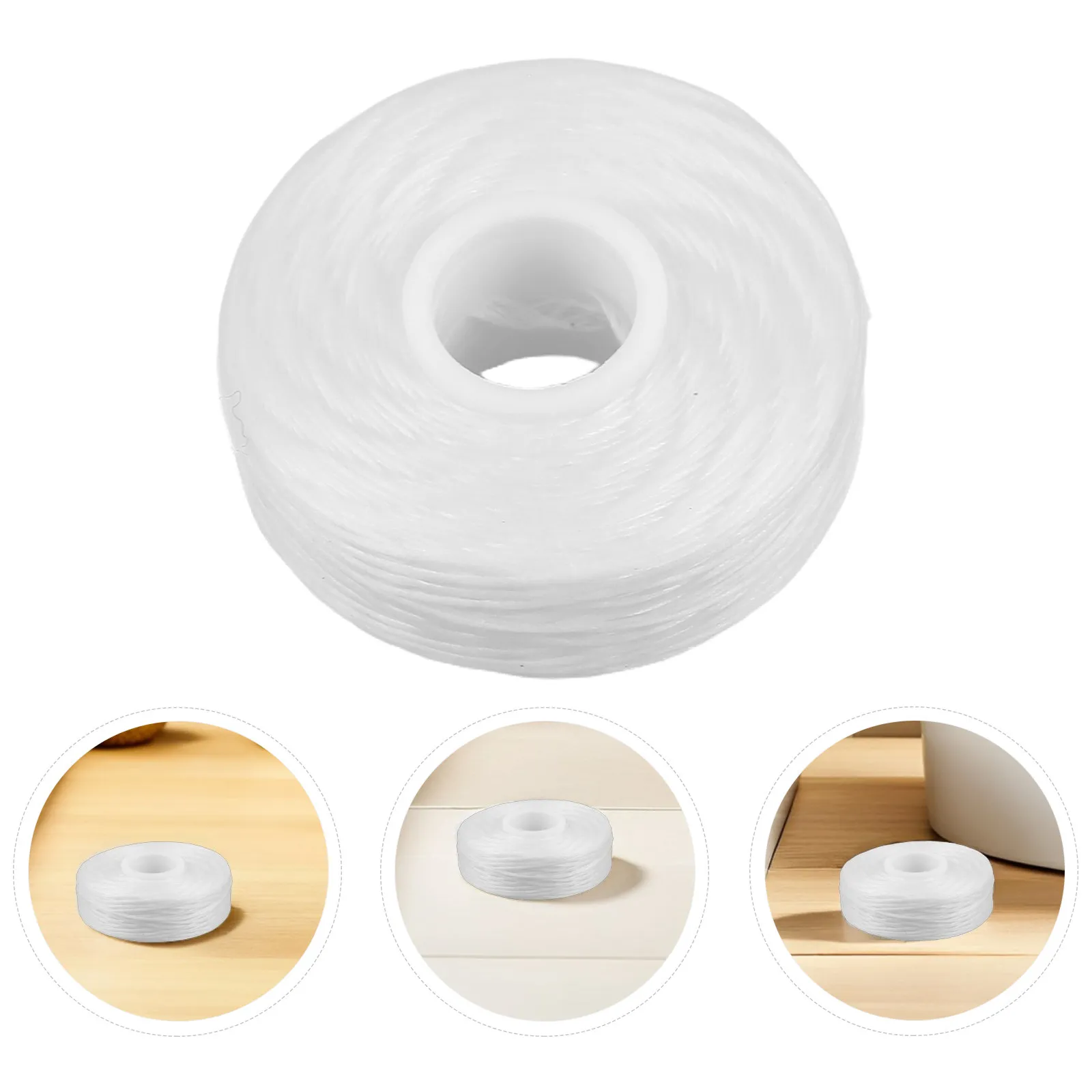 10Pcs Floss Thread Core Replacement 50M Polyester Dental Floss Refill Spool Compact Travel Design Friendly Plaque Removal