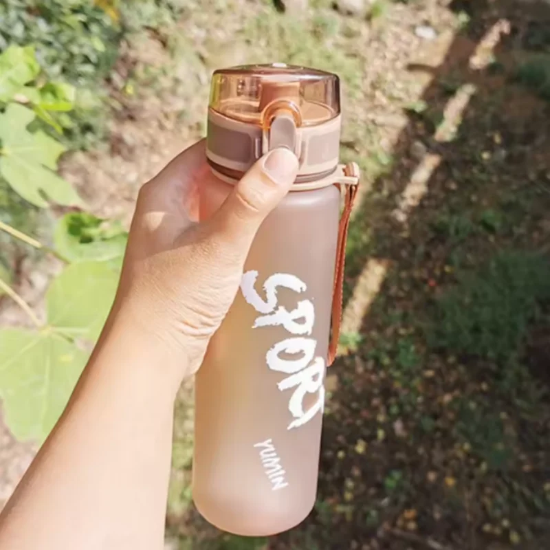 كوب شاي بلاستيكي محمول سعة 500 مل للرجال والنساء، كوب ماء بمساحة رياضية خارجية بسعة كبيرة #3