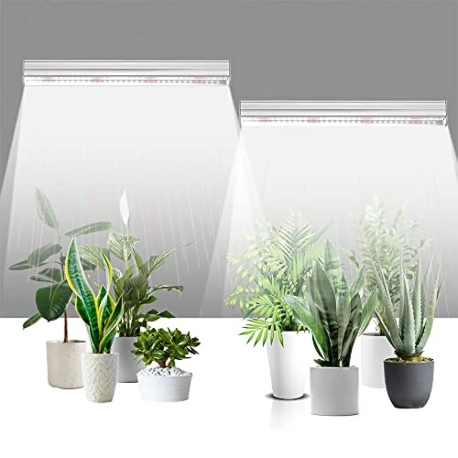 LED Grow Light Bars for Indoor Plants, Sunlight Grow Lamp Full Spectrum Growth Light Strip for Greenhouse Plant Grow Shelf