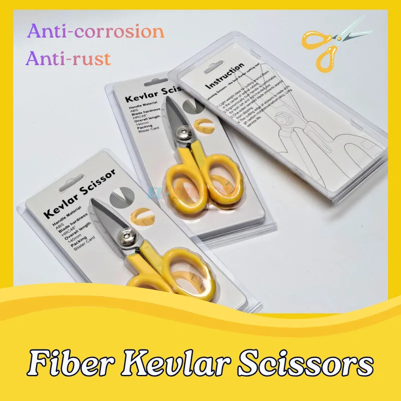 

Miller Tools Sawtooth Kevlar Scissors Multi-Functional Fiber Optic Copper Wire Cutter Aramid Yarn Stripping Tool