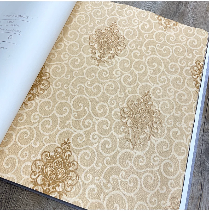 

3D European Luxury Flower Wallpaper KTV Bar Hotel Bedroom Living Room Damascus Wallpaper Headboard TV Background Wallcovering