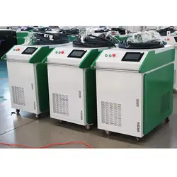 Rust Laser Cleaning 3kw CW Continuous Laser Cleaner For Oil Steel Stains Metal Mold Laser Rust Remover 1500W