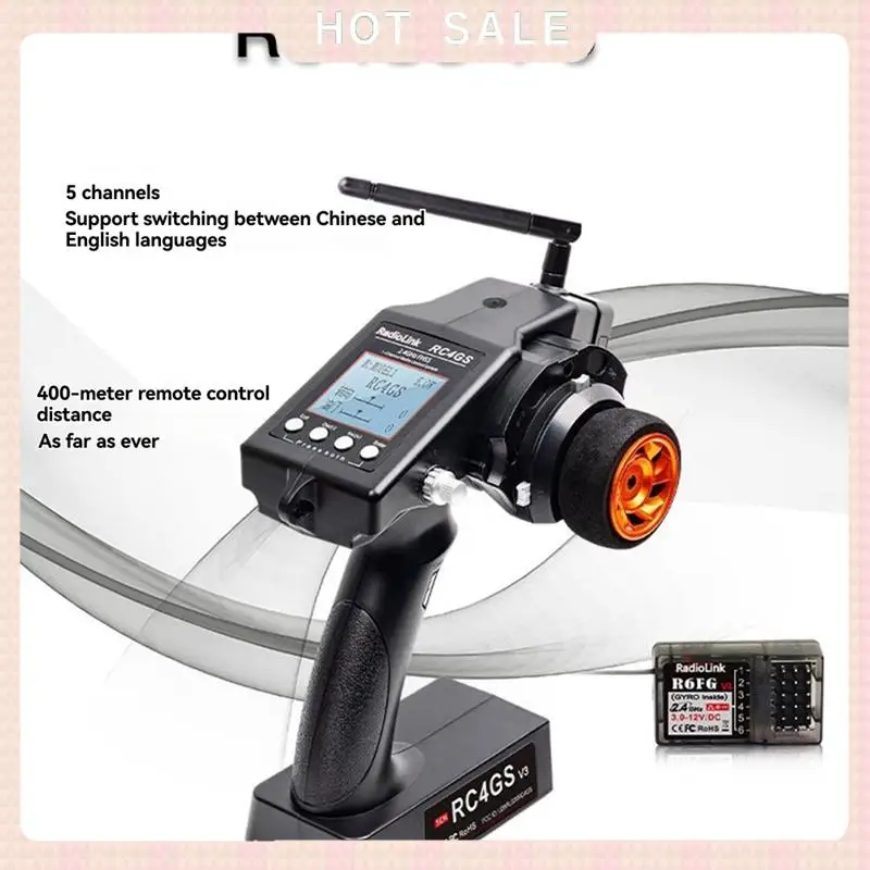 24-Hour Delivery Radiolink RC4GS V3 2.4G 5CH 400M Distance Remote Controller Transmitter R6fg Gyro Inside Receiver For RC Car Bo