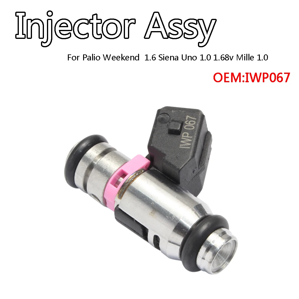 Buse d'injecteur de carburant pour Palio Weekend 1.6, Siena Uno 1.0, 1.68V, Mille 1.0, Iwp067, OEM Iwp067, 1 pièce