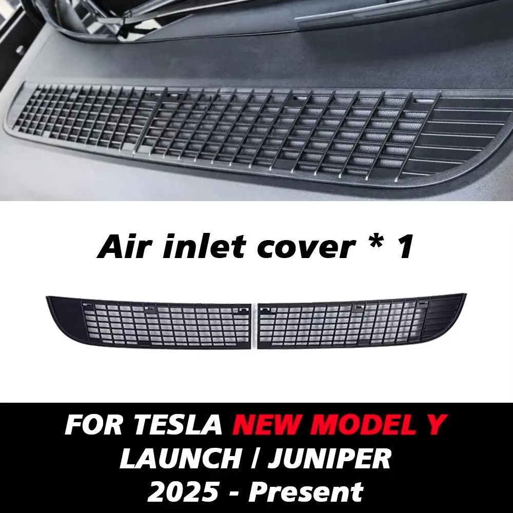 

For Tesla New Model Y 2025 Launch Juniper Lower Bumper Anti Insect Net Anti Dust Proof Inner Vent Grille Cover Insect-proof