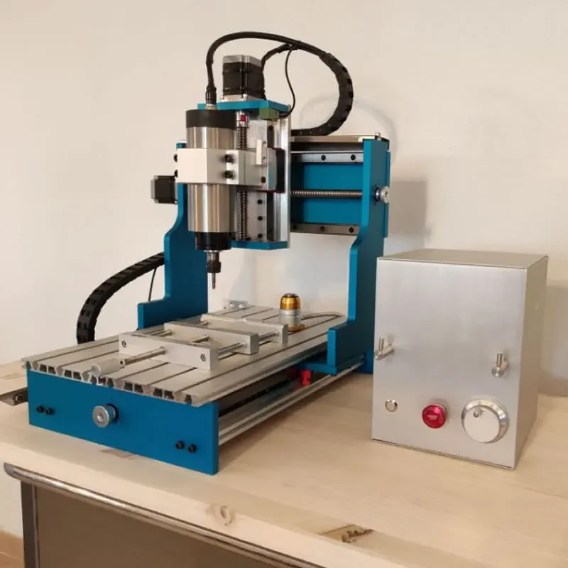 DIY Mini CNC rama 3040L 6040L prowadnica liniowa 4 osi z 2200W Offline kontroler Box silniki krokowe dla CNC 3040 6040 Router