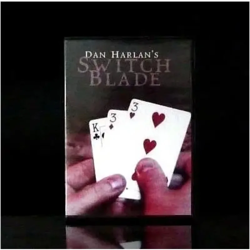 Switchblade By Dan Harlan Magic Tricks Accessories Card Magia Props For Professional Magicians Close-Up Illusions Magie Toy Fun