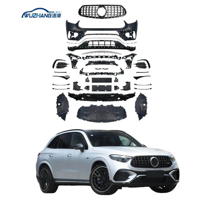 

2023 GLC-Coupe X254 Sports Body Kit Factory Wholesaled New Condition Front & Rear Bumper with Side Skirts