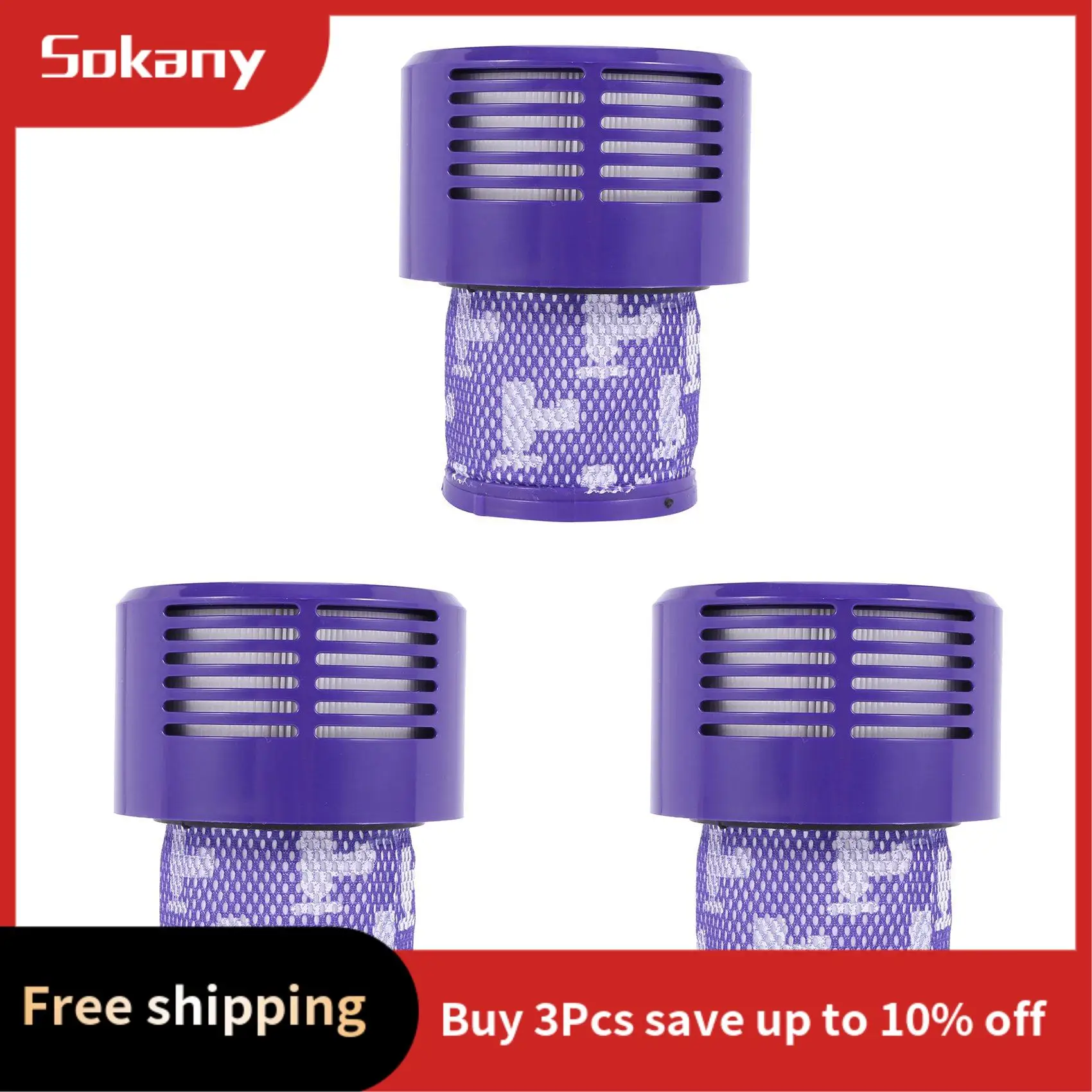 Zmywalny filtr A68M-3X do odkurzacza Dyson V10 SV12 Cyclone Animal Absolute Total Clean