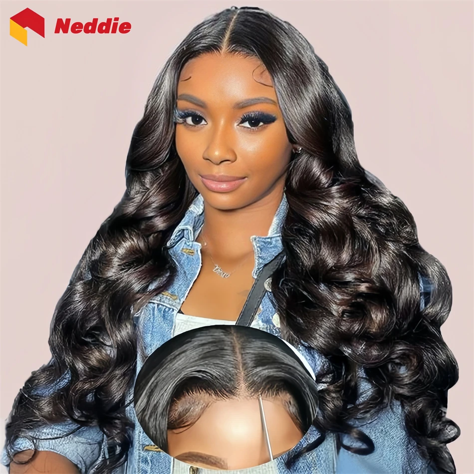 

200 Density Glueless Brazilian Black Body Wave Wig 100% Human Hair 4x4 5x5 Hd Lace Frontal Wigs Ready to Wear for Women on Sale