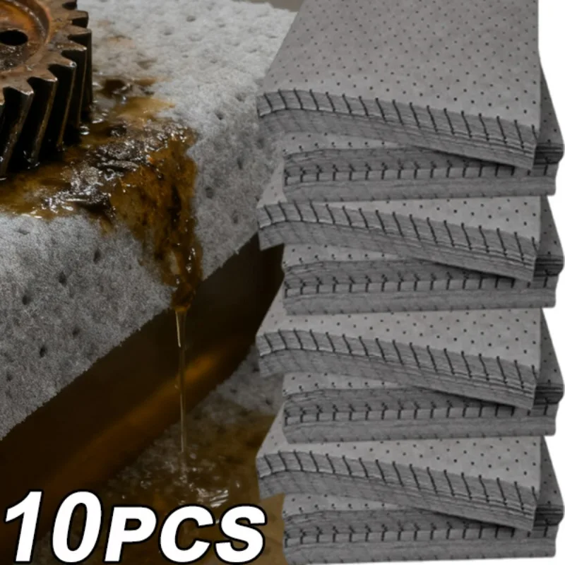 Ölabsorbierende Pads, saugfähige Matten, Ölablasspads für flüssigkeiten auf Ölbasis und wasserbasierte Flüssigkeiten, flüssige Fangmatte für Zuhause und Garage