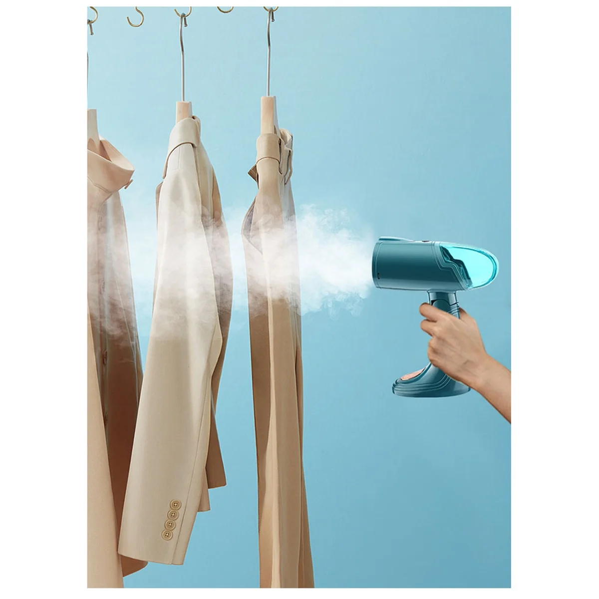 Household Mini Handheld Ironing Machine Portable Mini Iron Clothes Steam Iron Dry Ironing and Wet Ironing UK