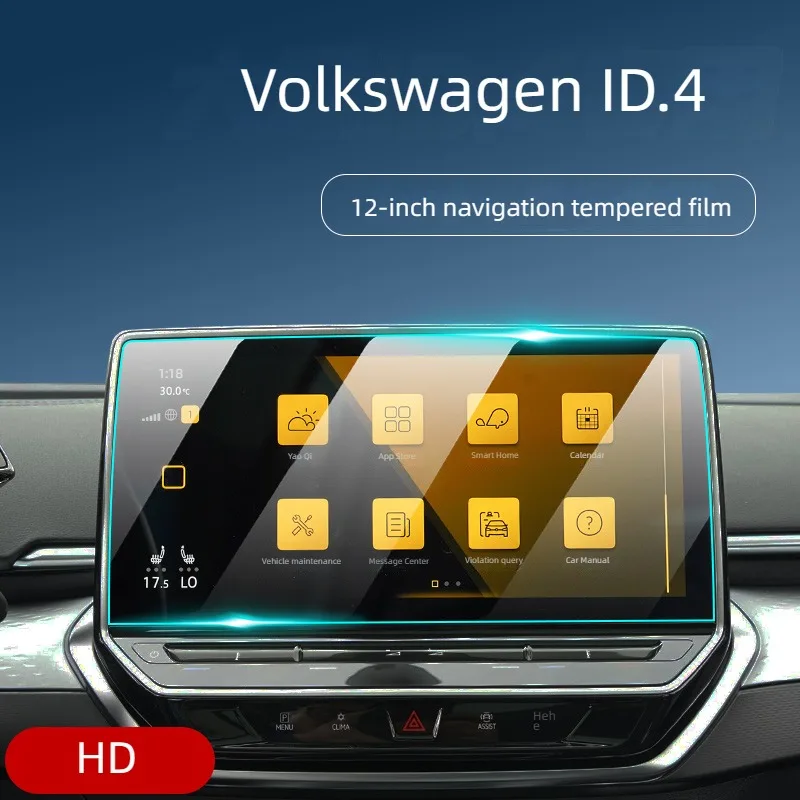 Car Screen Tempered Glass Protector for Volkswagen ID4 ID5 Car Accessories