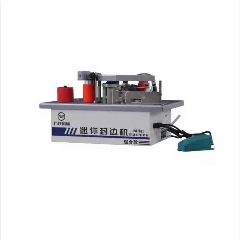 Automatic Portable PVC Edge Banding Machine Small Straight And Curve Edge Tape Machine Woodworking Machinery For Melamine Wood