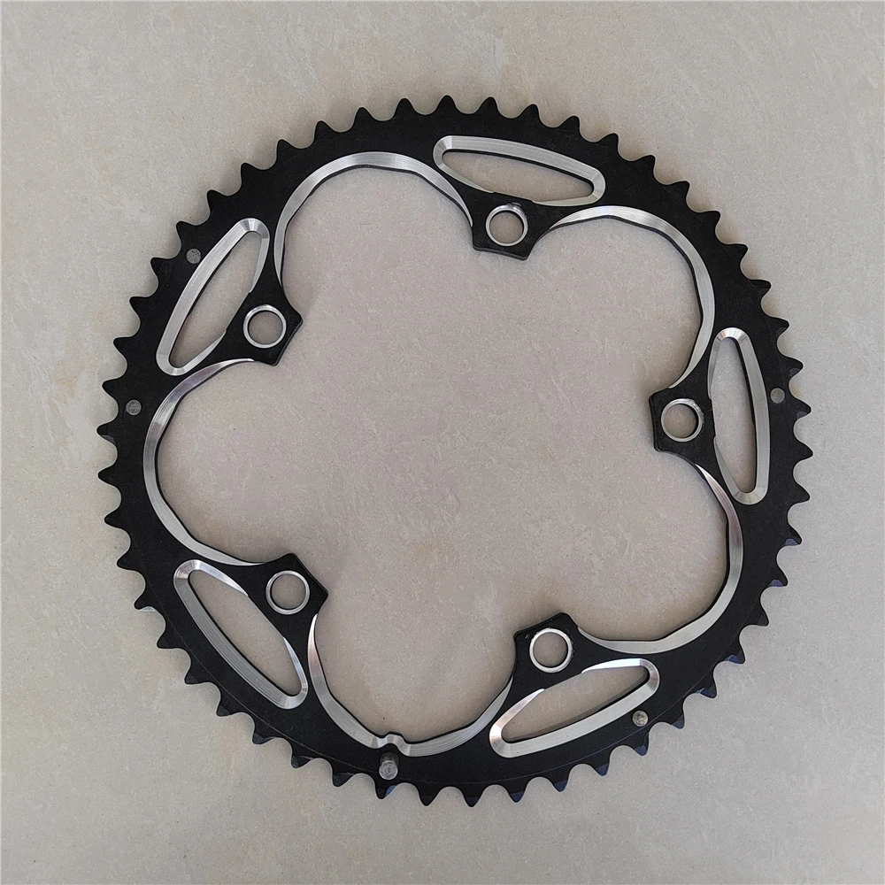 TRUYOU ruota di Catena 130BCD 50T 39T 74BCD 30T Corona Strada Della Bicicletta Pieghevole Bici Anelli Della Catena Mtb 9/10 Velocità CNC per Tre