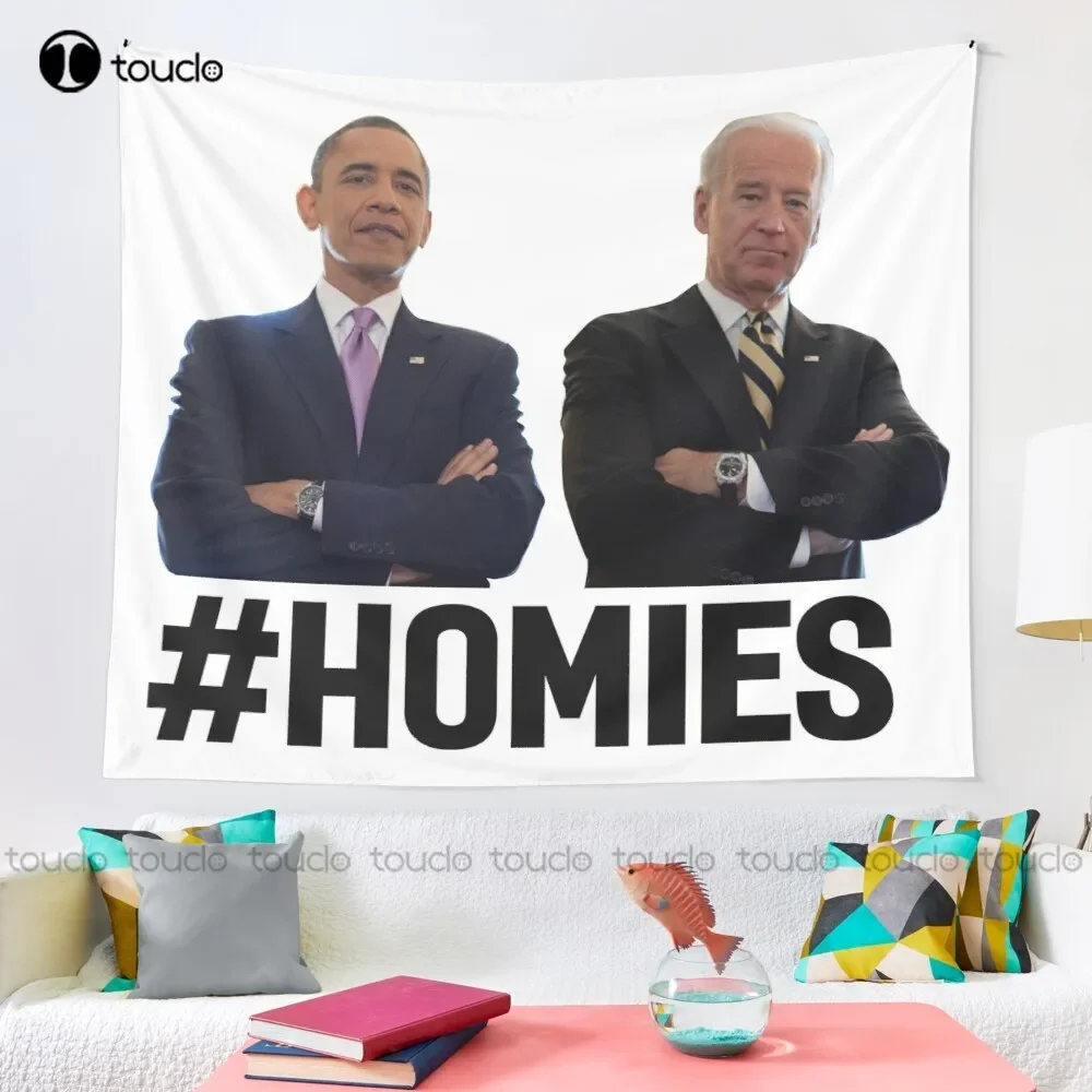 New Obama Biden Tapestry Cute Wall Tapestry Tapestry Wall Hanging For Living Room Bedroom Dorm Room Home Decor Background Wall